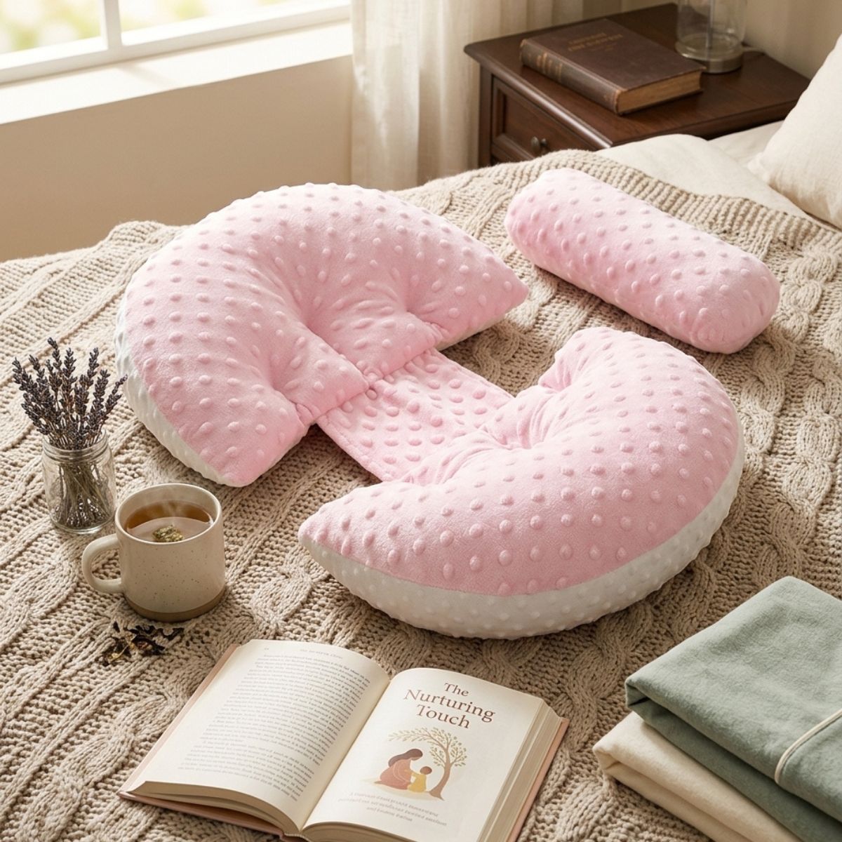 Coussin grossesse | NidDouillet™ — ergonomique & anti-encombrement