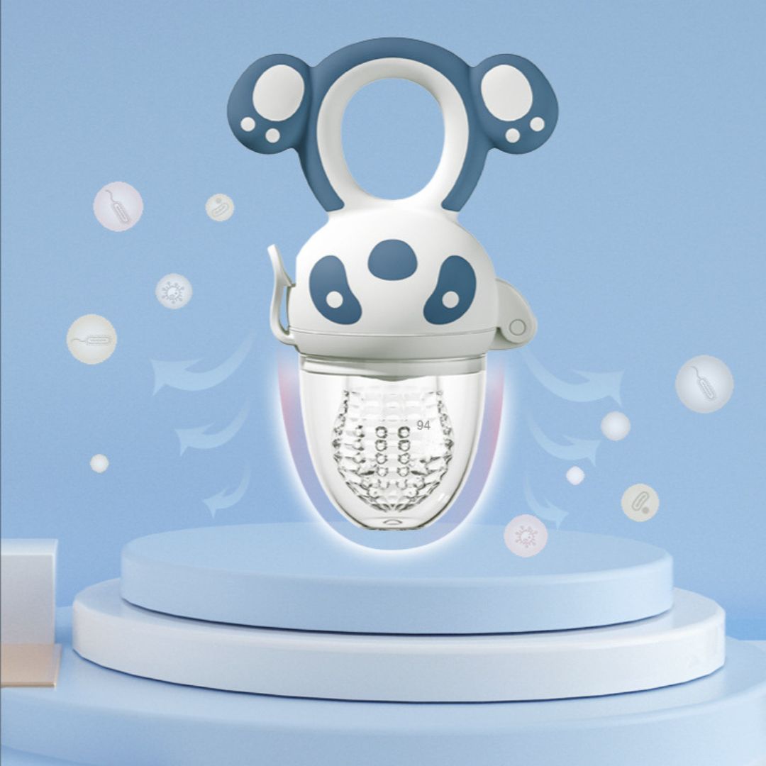 FruityMush™ – grignoteuse pour bébé en silicone, sûre et évolutive