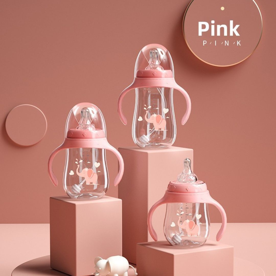 Milk&Grow EasySip™ – Biberon paille anti-fuite pour autonomie