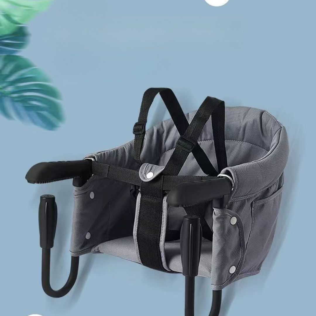 Clip’N’Dine Nomade™ – Siège pour table bébé pliable & sûr