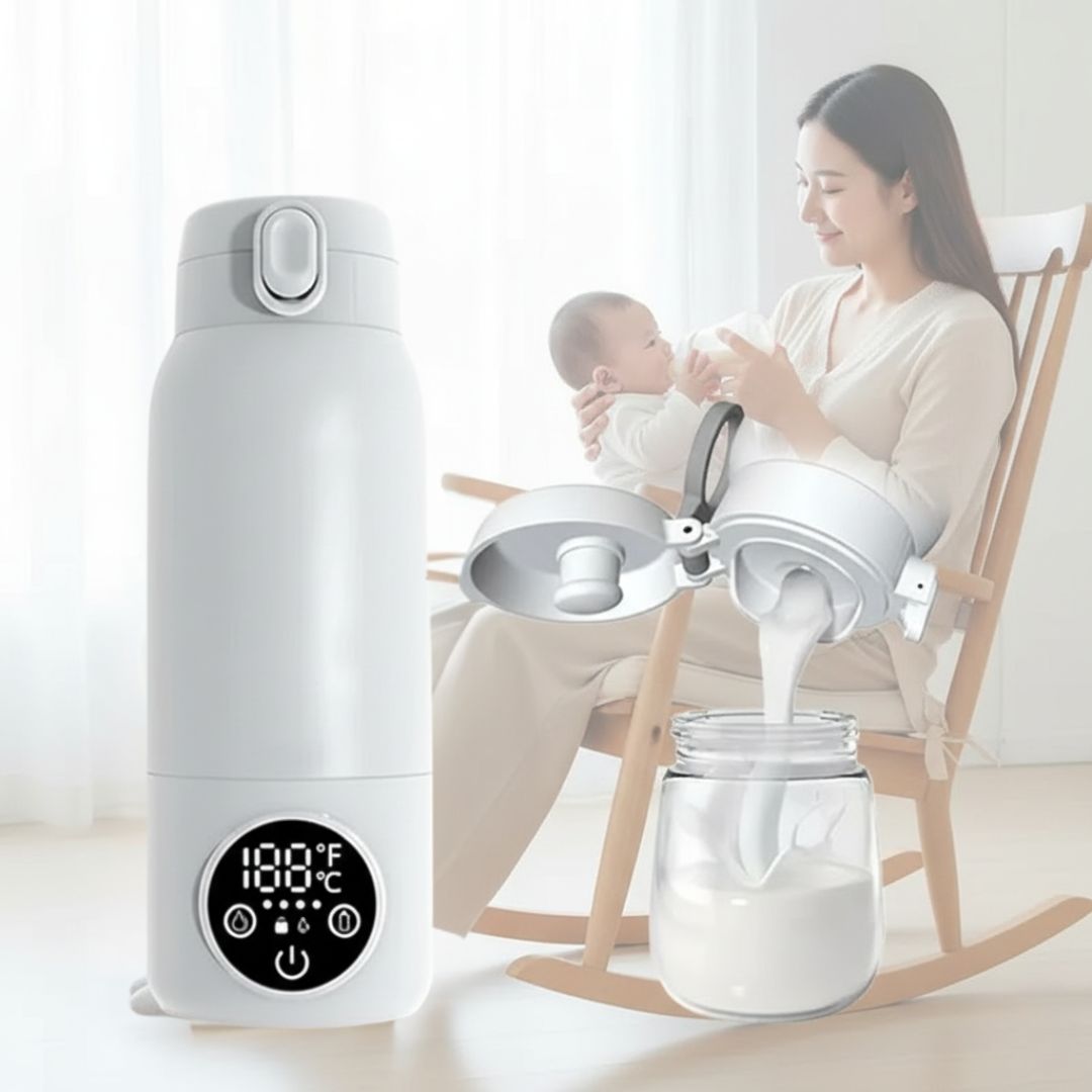 MilkGo Sense™ – Chauffe-biberon portable précis & sans fil