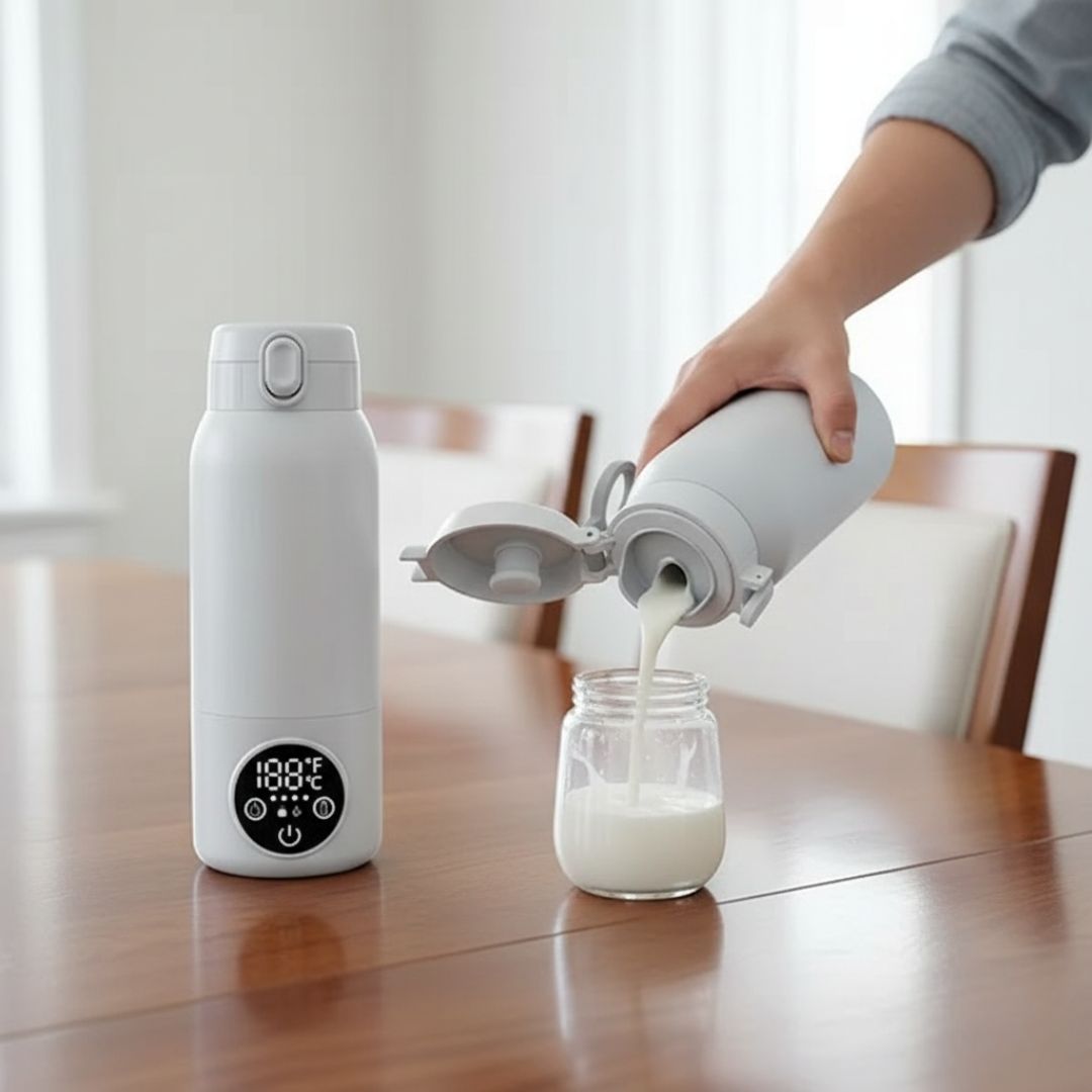 MilkGo Sense™ – Chauffe-biberon portable précis & sans fil