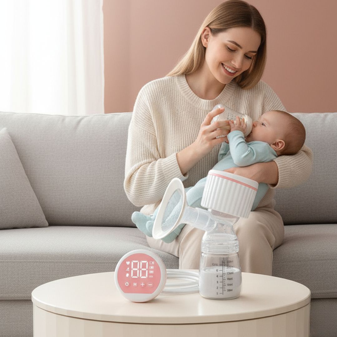 AirEase Flow™ – Tire-lait électrique sans fil, compact et doux