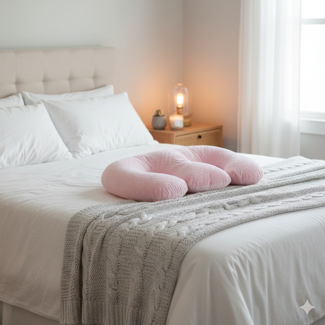 Coussin d’allaitement jumeaux 6-en-1 – Confort total pour maman et bébés