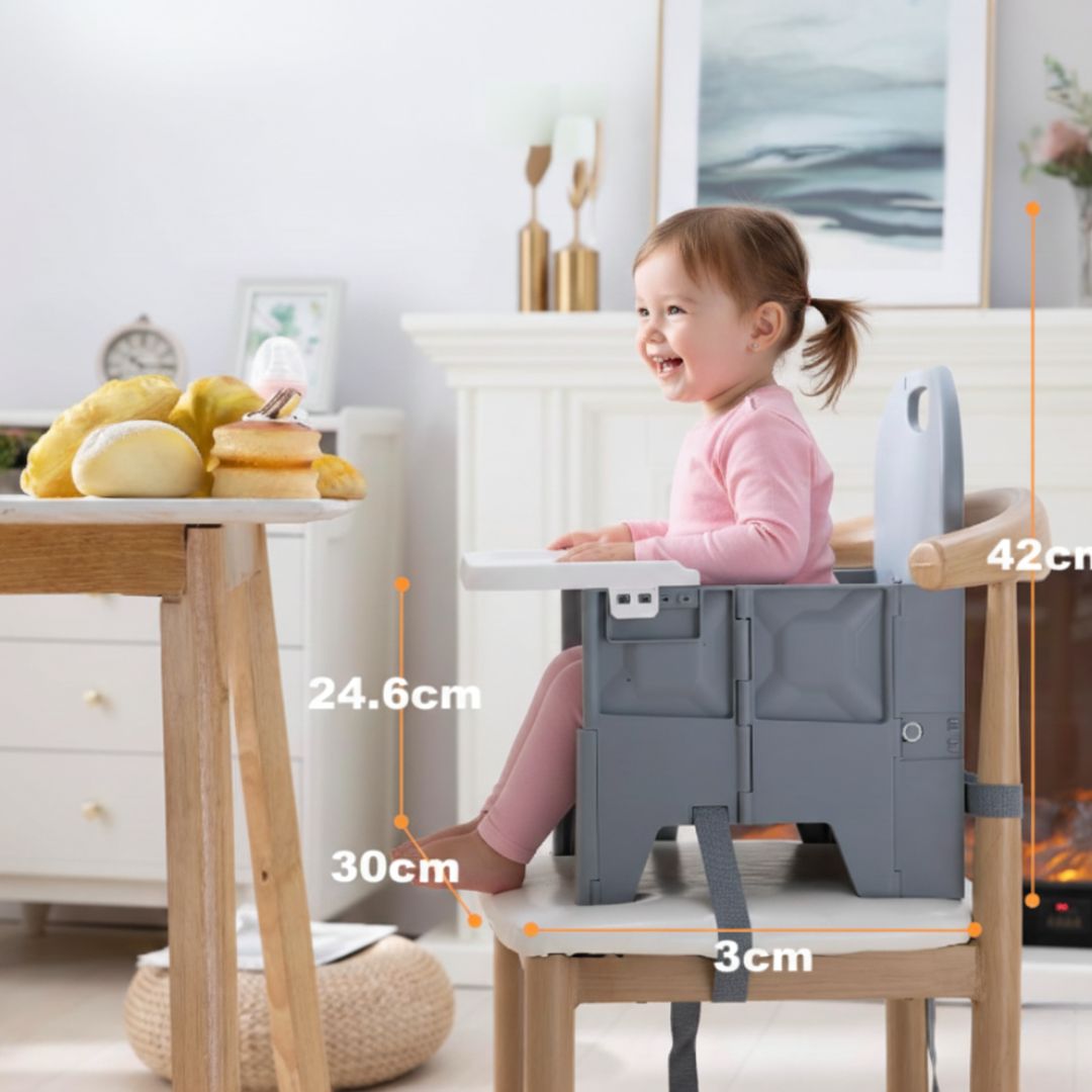 Fold&Go DuoSeat™ – Rehausseur de chaise pliable et nomade