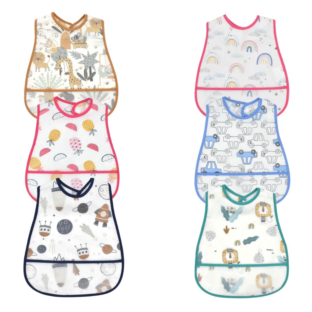 Bavoir imperméable pour bébé (lot de 6) | BabyStyle