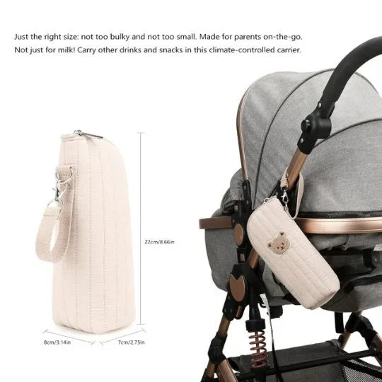 Pochette isotherme bébé - dimensions et packaging | Premiers Pas Sereins