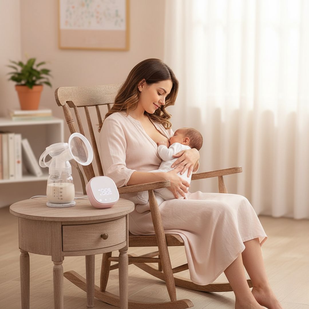 DuoFlow Sense™ – Tire-lait électrique double pompage, doux & efficace