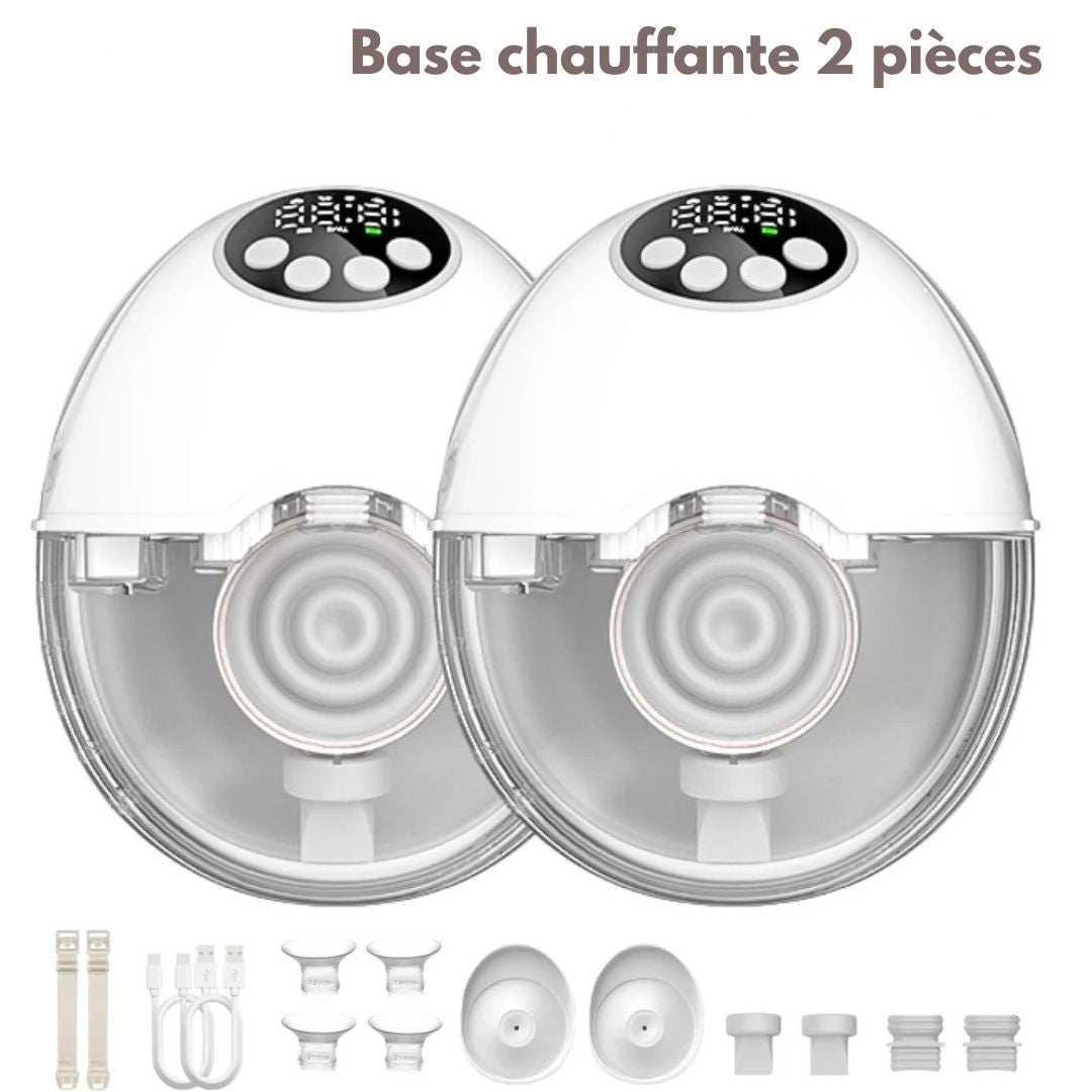FreeWarm Duo™ – Tire-lait mains libres, double & chauffant