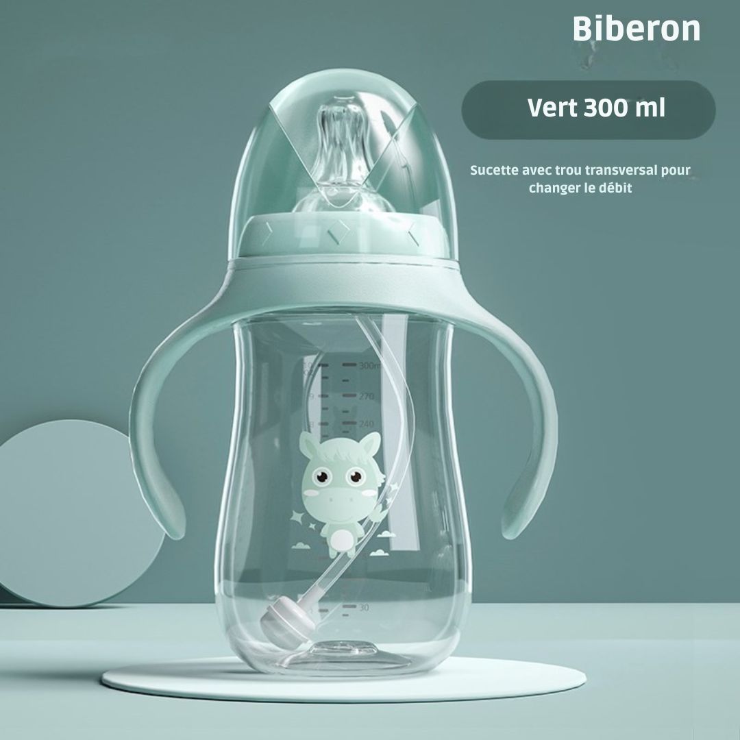 Milk&Grow DuoFlow™ – Biberon anti colique 180/240/300 ml