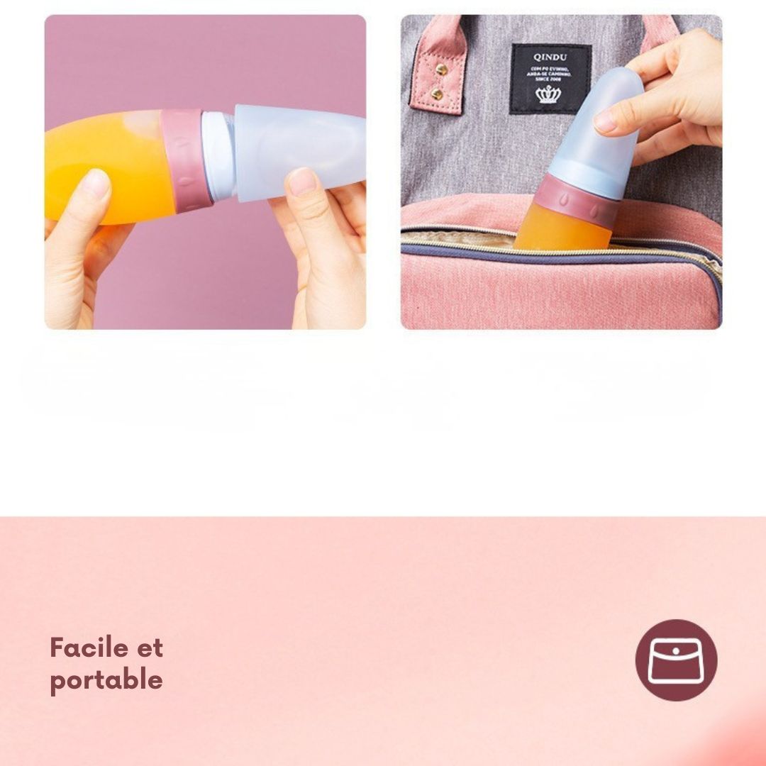 EasyBoosti™ FeedEase – Le biberon cuillère qui simplifie la diversification