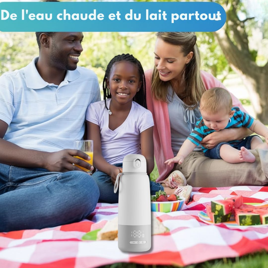 ThermiGo Pure™ – Chauffe-biberon nomade précis & sécurisé
