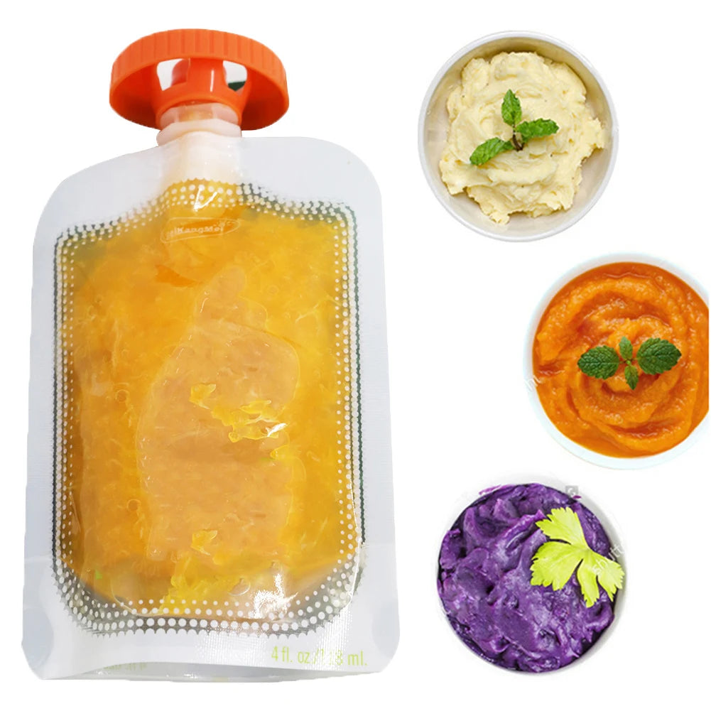 Squeeze&Go Press™ – La station propre & futée pour les purées maison