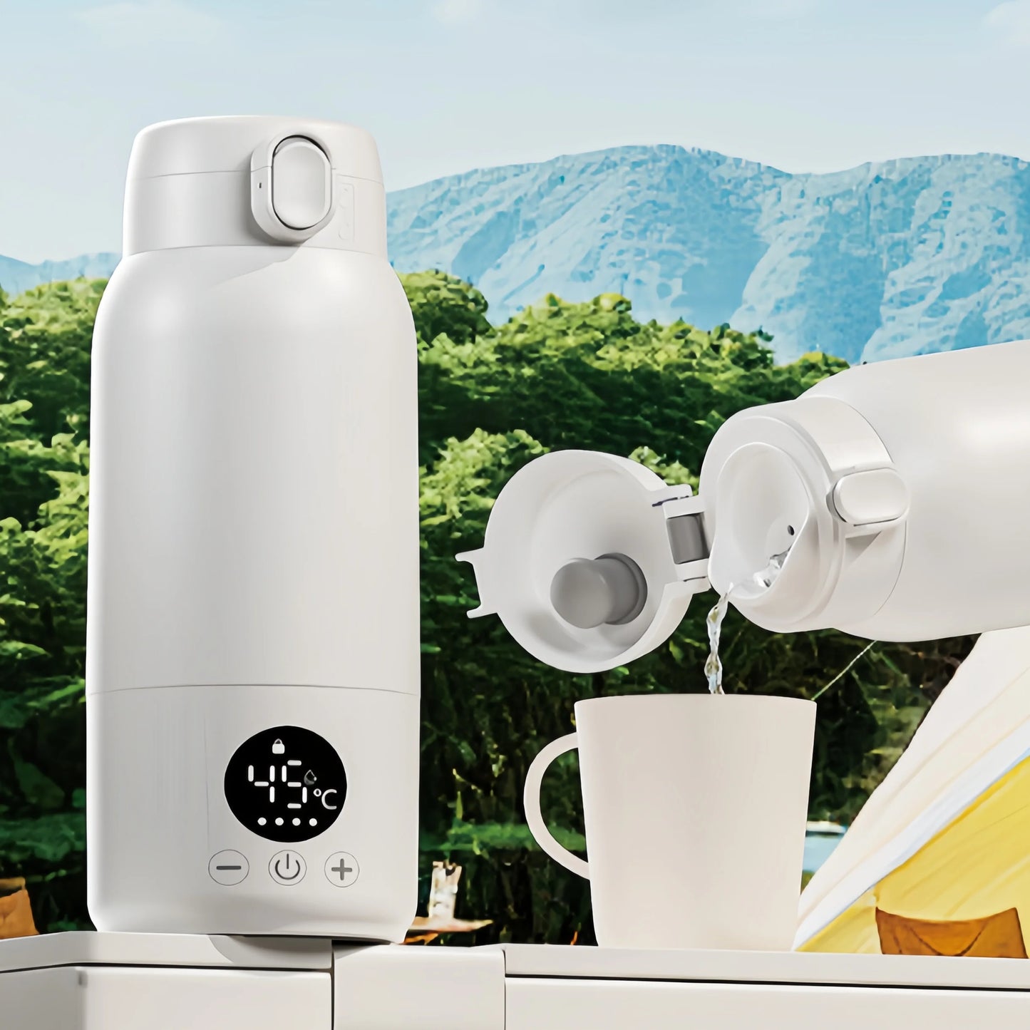 WarmyGo™ – Chauffe-biberon nomade intelligent et sans fil
