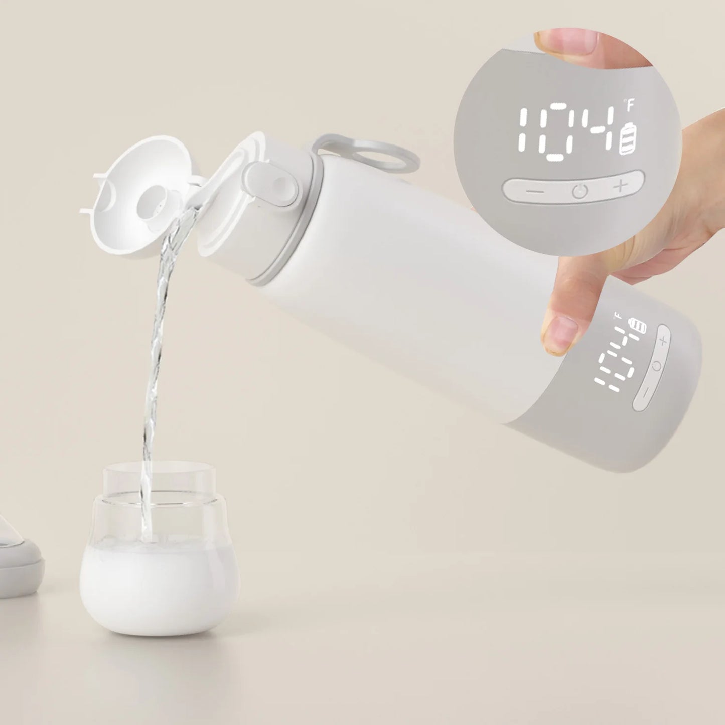 ThermiGo Pure™ – Chauffe-biberon nomade précis & sécurisé