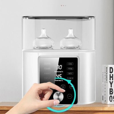 Chauffe Biberon Multifonction 8 - en - 1 BiberHeat Duo™ - Premiers Pas Sereins
