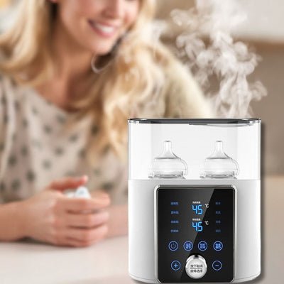 Chauffe Biberon Multifonction 8 - en - 1 BiberHeat Duo™ - Premiers Pas Sereins