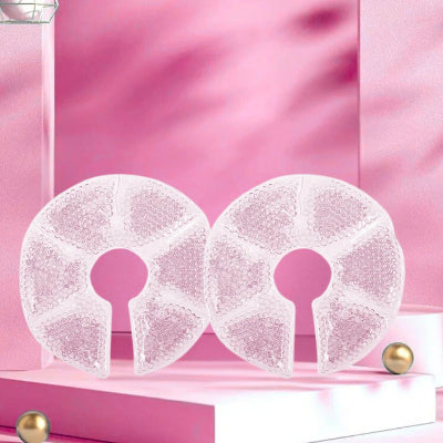 Coussinet dâallaitement en rose tendre, pour une touche de douceur tout en profitant des bienfaits thermiques.