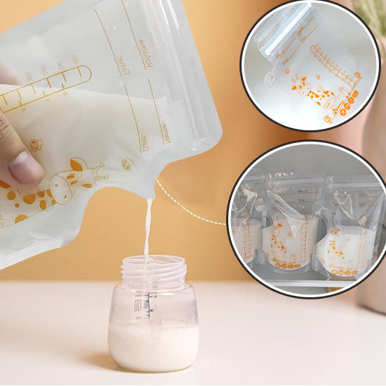 TétéeZen™ – Sachets de conservation du lait maternel pré-stérilisés et anti-fuite