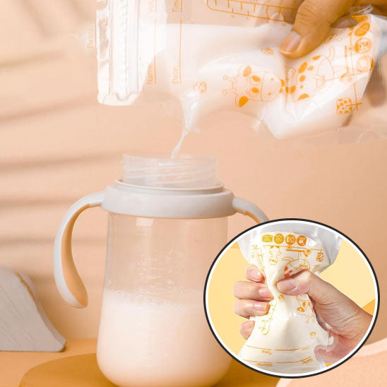 TétéeZen™ – Sachets de conservation du lait maternel pré-stérilisés et anti-fuite