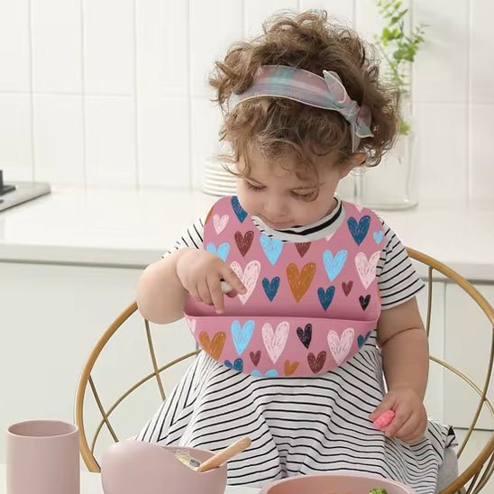 SafariCatch Bib™ – bavoir bébé silicone récupérateur & réglable