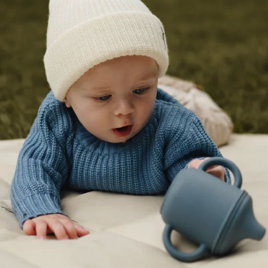 AquaGuard Duo™ – Verre anti fuite bébé à bec souple et poignées