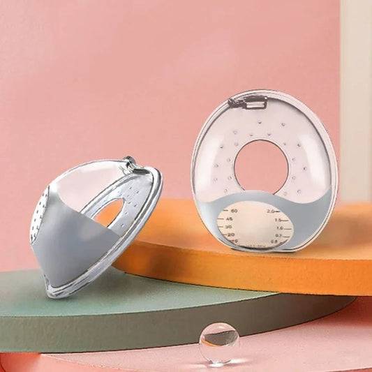 Recueil lait en silicone au design ergonomique pour un confort optimal et une collecte efficace du lait.