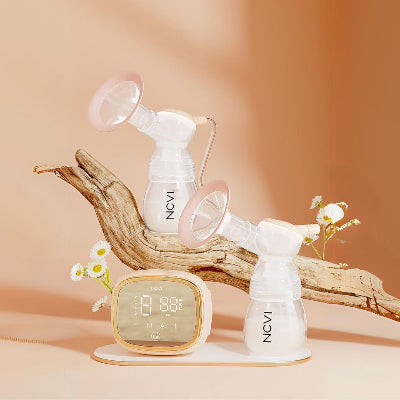 Tire lait Nuit Sereine avec pompe double pour une extraction simultanée et efficace du lait maternel.