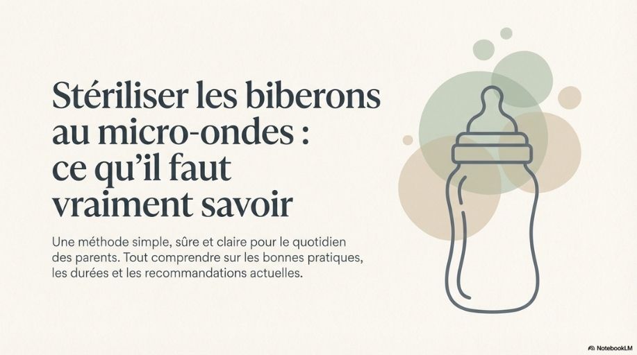 Stériliser les biberons au micro onde : méthode, durée et précautions