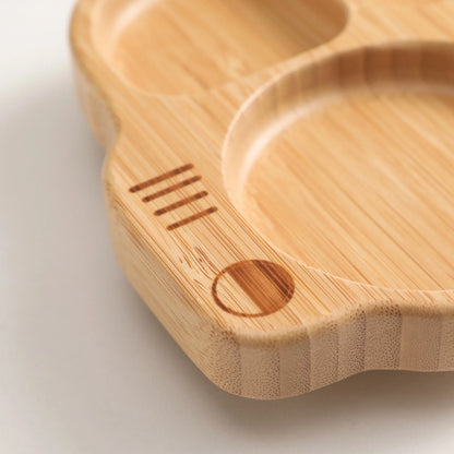 ASSIETTE BAMBOU BEBE | BAMBOOBUS™ - détail accessoires inclus