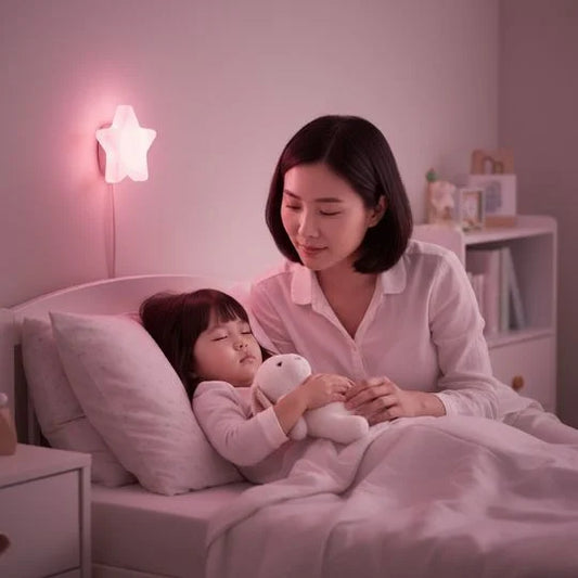 ÉtoileDouce™ NightLight – Veilleuse bébé étoile apaisante - vue principale | Premiers Pas Sereins