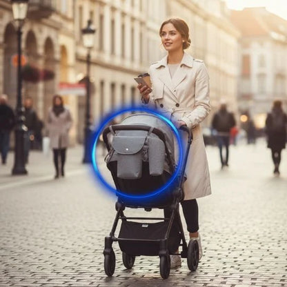 TwinGo Travel™ – Duo malin : sac isotherme biberon & sac à couches