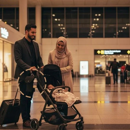 TwinGo Travel™ – Duo malin : sac isotherme biberon & sac à couches