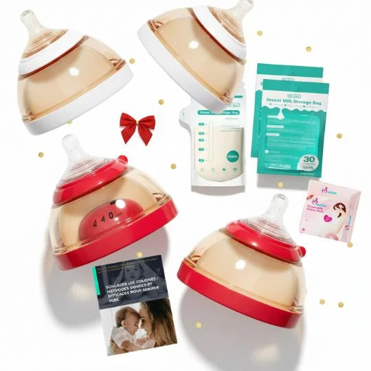 Biberon en forme de sein - vue de détail produit