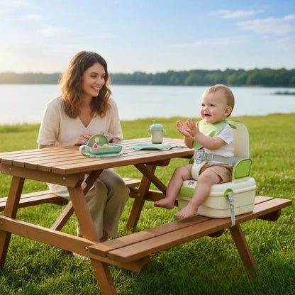 Réhausseur Chaise Bébé | TravelSeat™ - détail accessoires inclus