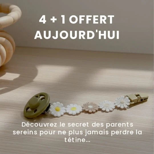 Attache tetine - détail matière et finitions | Premiers Pas Sereins