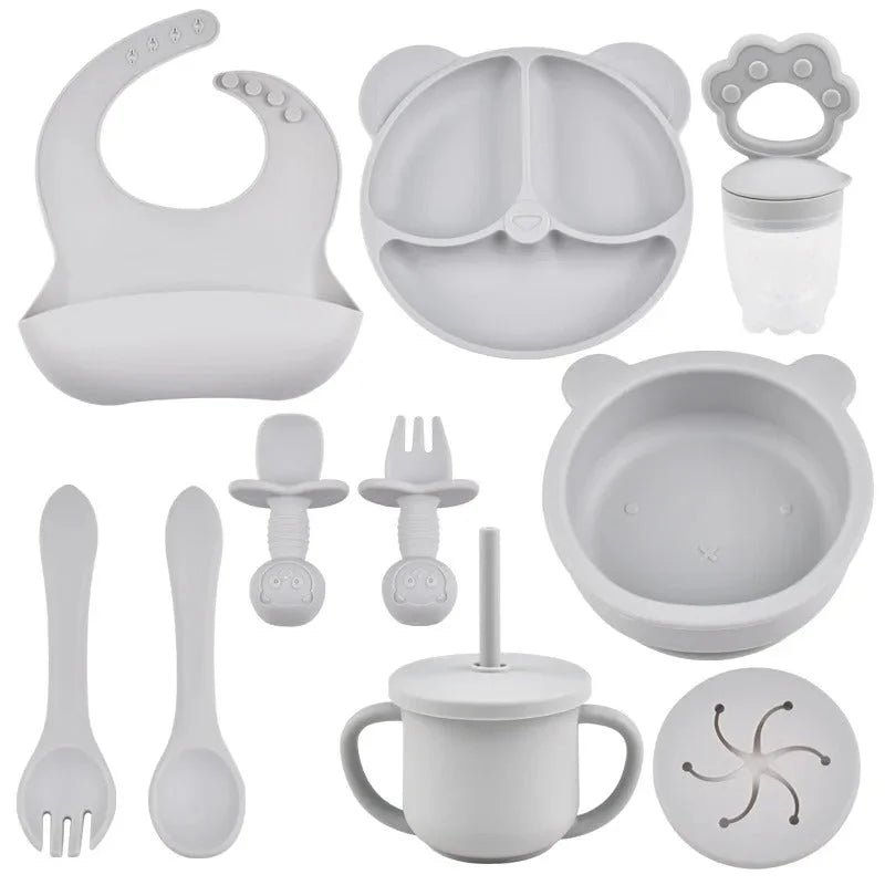 BabyMealKit™ – Coffret repas bébé silicone complet et évo… - détail matière et finitions
