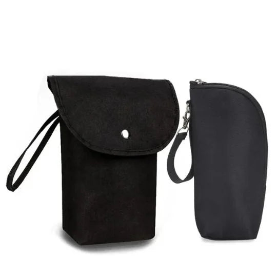 TwinGo Travel™ – Duo malin : sac isotherme biberon & sac à couches