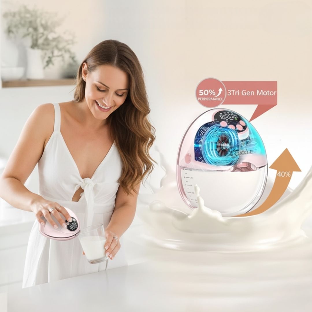 LactiSoft Curve™ – tire-lait mains libres, discret et chauffant