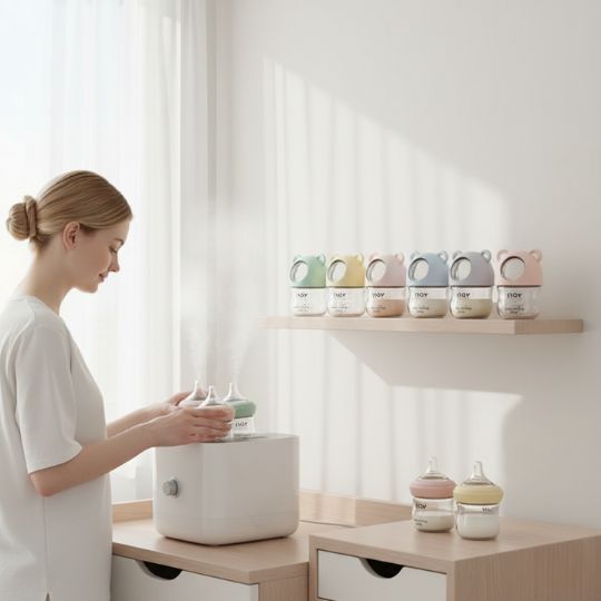 Biberon pour allaitement | MiméaNay™ Transition Verre 80ml