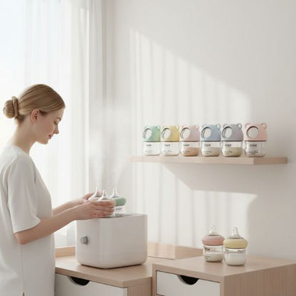 Biberon pour allaitement | MiméaNay™ Transition Verre 80ml