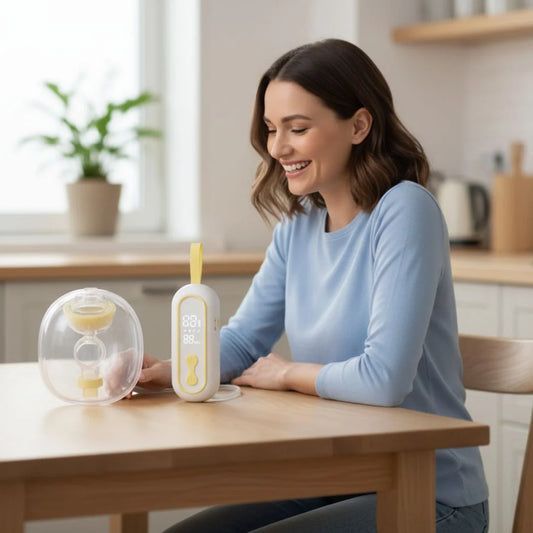 LactiFree Duo™ – Tire-lait électrique main libre, discret… - vue principale — allaitement et repas bébé serein