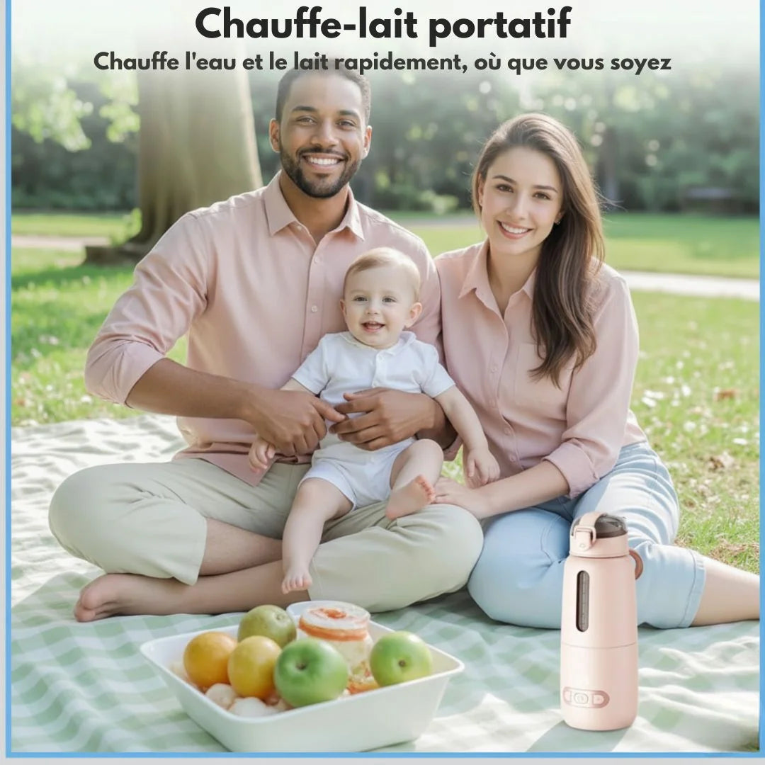 LactiGo™ ThermoCup – Chauffe-biberon nomade, sûr et élégant - vue de détail | Premiers Pas Sereins
