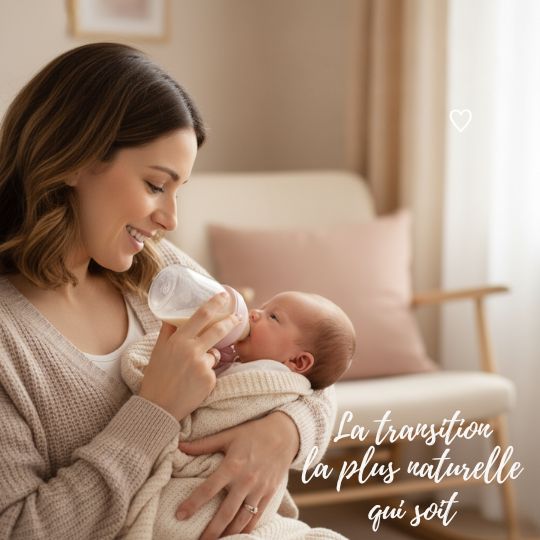 Biberon en Silicone  | Como Tomo™, Transition Allaitement et Nomadisme en Douceur