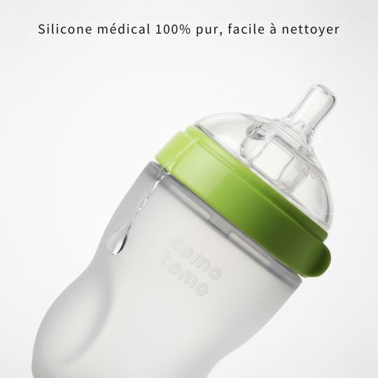 Biberon en Silicone  | Como Tomo™, Transition Allaitement et Nomadisme en Douceur