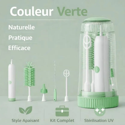 Kit nettoyage biberon - détail matière et finitions | Premiers Pas Sereins