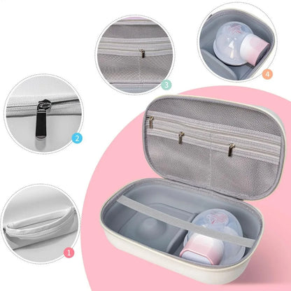 CarryLait™ – Sac de transport pour tire-lait rigide et élégant - vue complémentaire | Premiers Pas Sereins