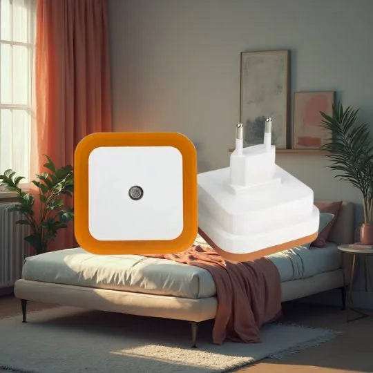 LumaNid™ Veilleuse Murale Bébé – Lumière douce & automatique - détail accessoires | Premiers Pas Sereins