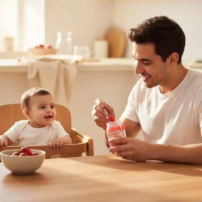 Grignoteuse Croq’Fruits EasyGrip™ – Découverte des saveurs en toute sécurité