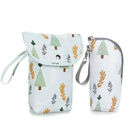 TwinGo Travel™ – Duo malin : sac isotherme biberon & sac à couches
